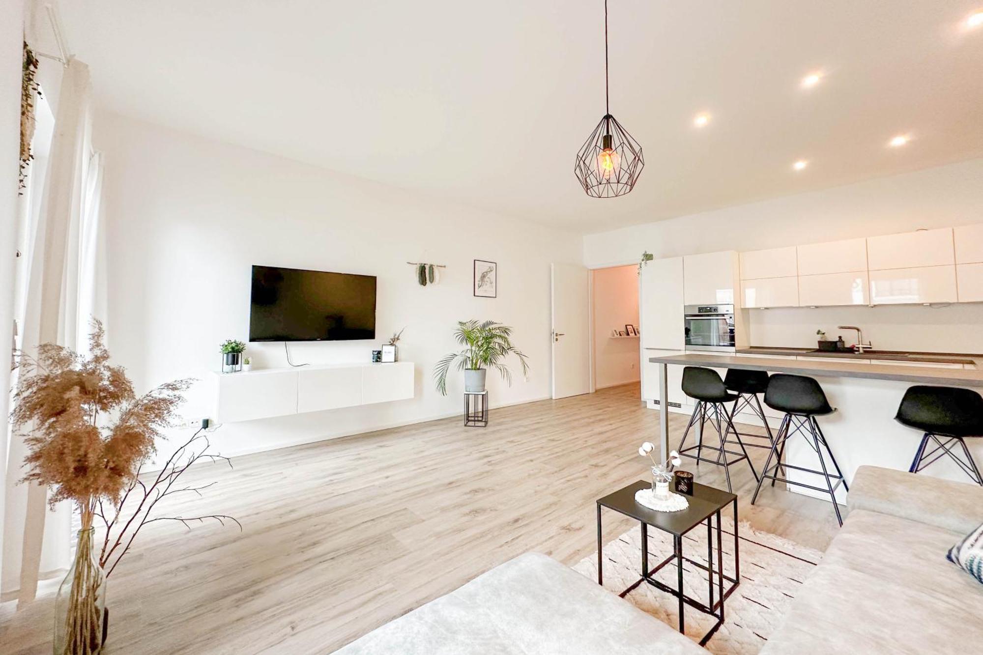 Modernes Trierer Cityloft Mit Grossem Balkon Buitenkant foto
