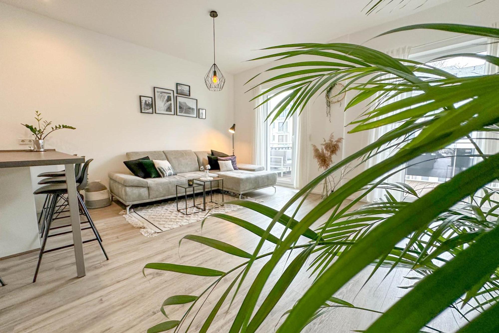 Modernes Trierer Cityloft Mit Grossem Balkon Buitenkant foto